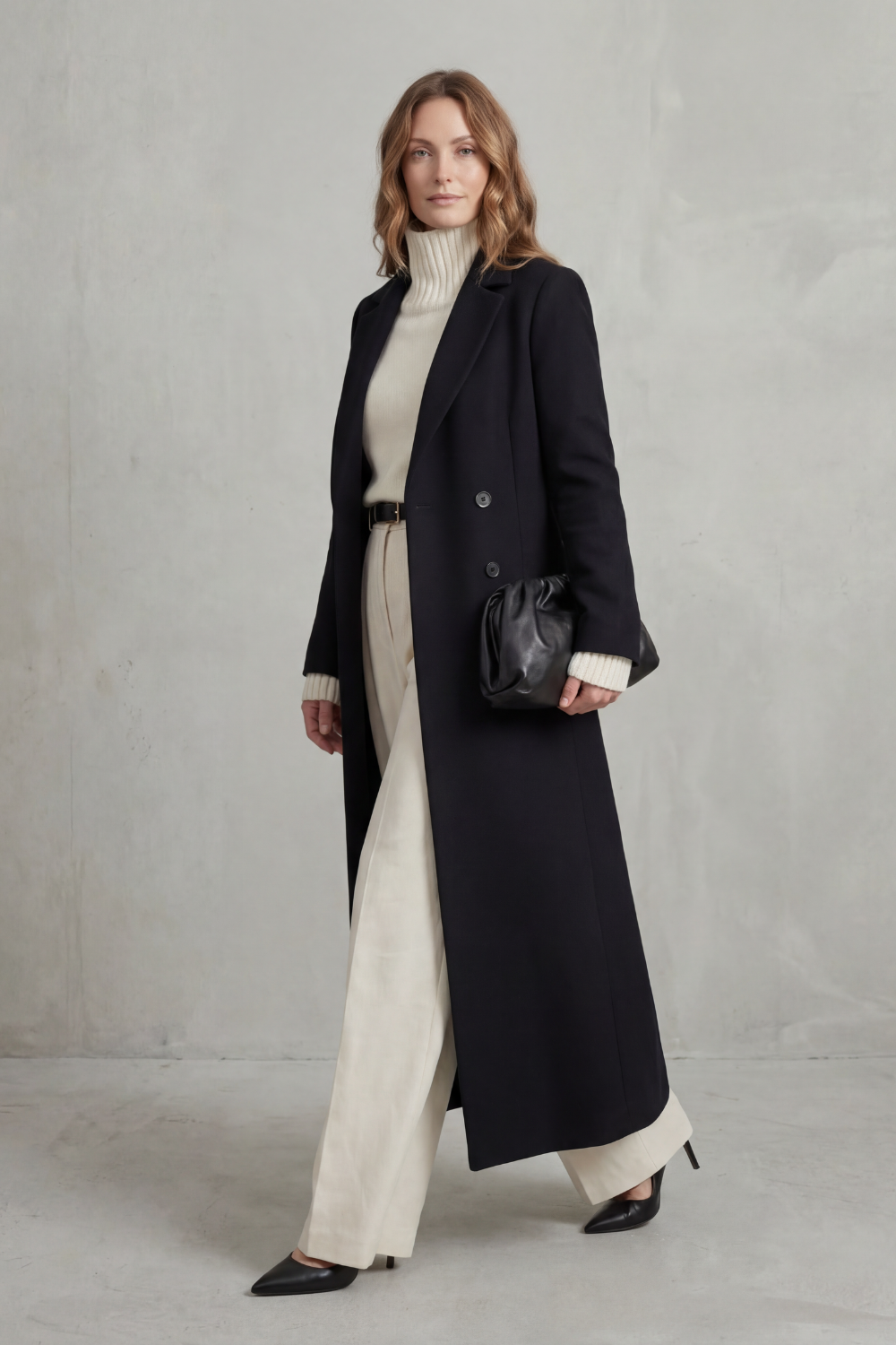 Wrenfield - Long Wool Coat For Cold Weather Wear — view 3 of 10