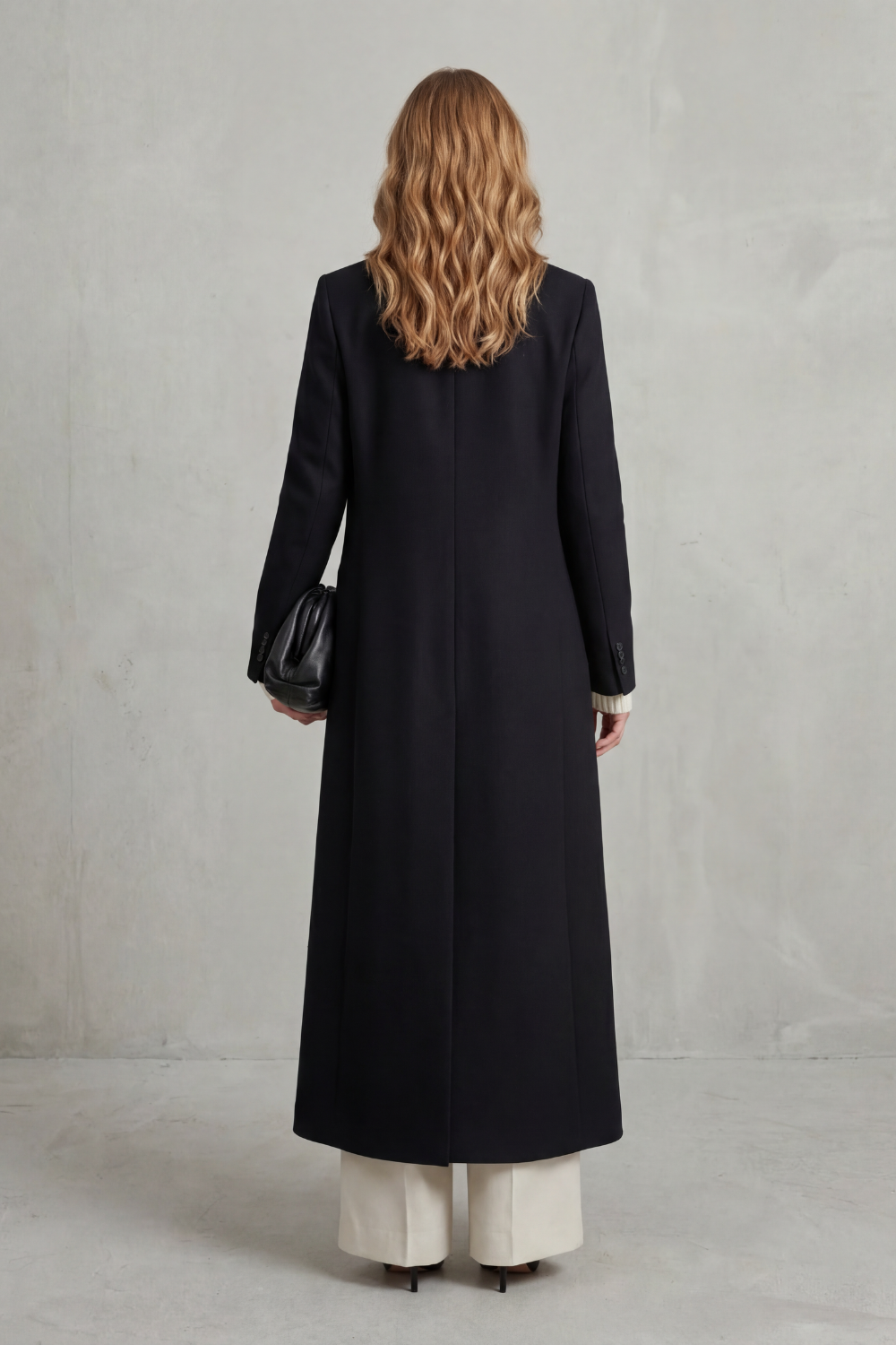 Wrenfield - Long Wool Coat For Cold Weather Wear — view 4 of 10