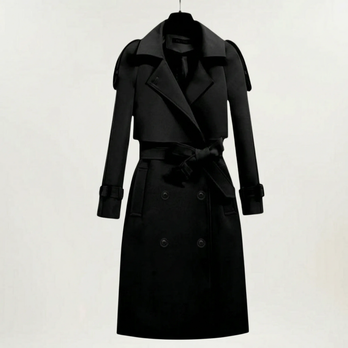Valerant - Longline Tailored Trench Coat Work Commutes