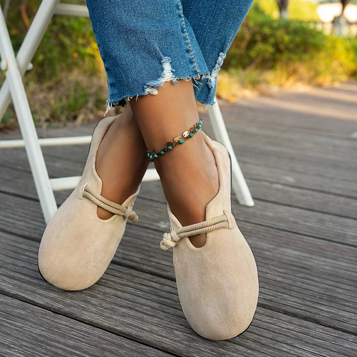 Veline  - Smart Casual Slip-On Flat Shoes Everyday City Walking