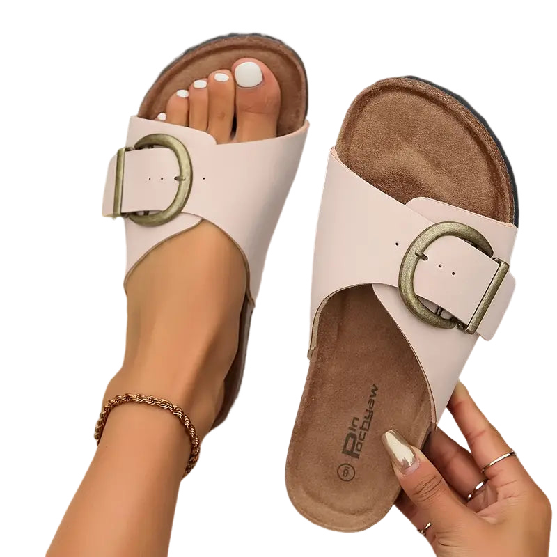 Vellia  - Casual Single-Strap Slide Sandals Daily Summer Walks