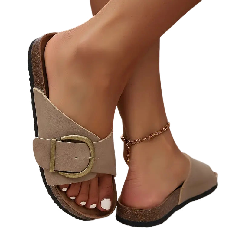 Vellia  - Casual Single-Strap Slide Sandals Daily Summer Walks