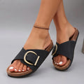 Vellia  - Casual Single-Strap Slide Sandals Daily Summer Walks
