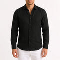 Veloze - Classic Long-Sleeve Button-Down Men's Shirt Warm-Weather Outings