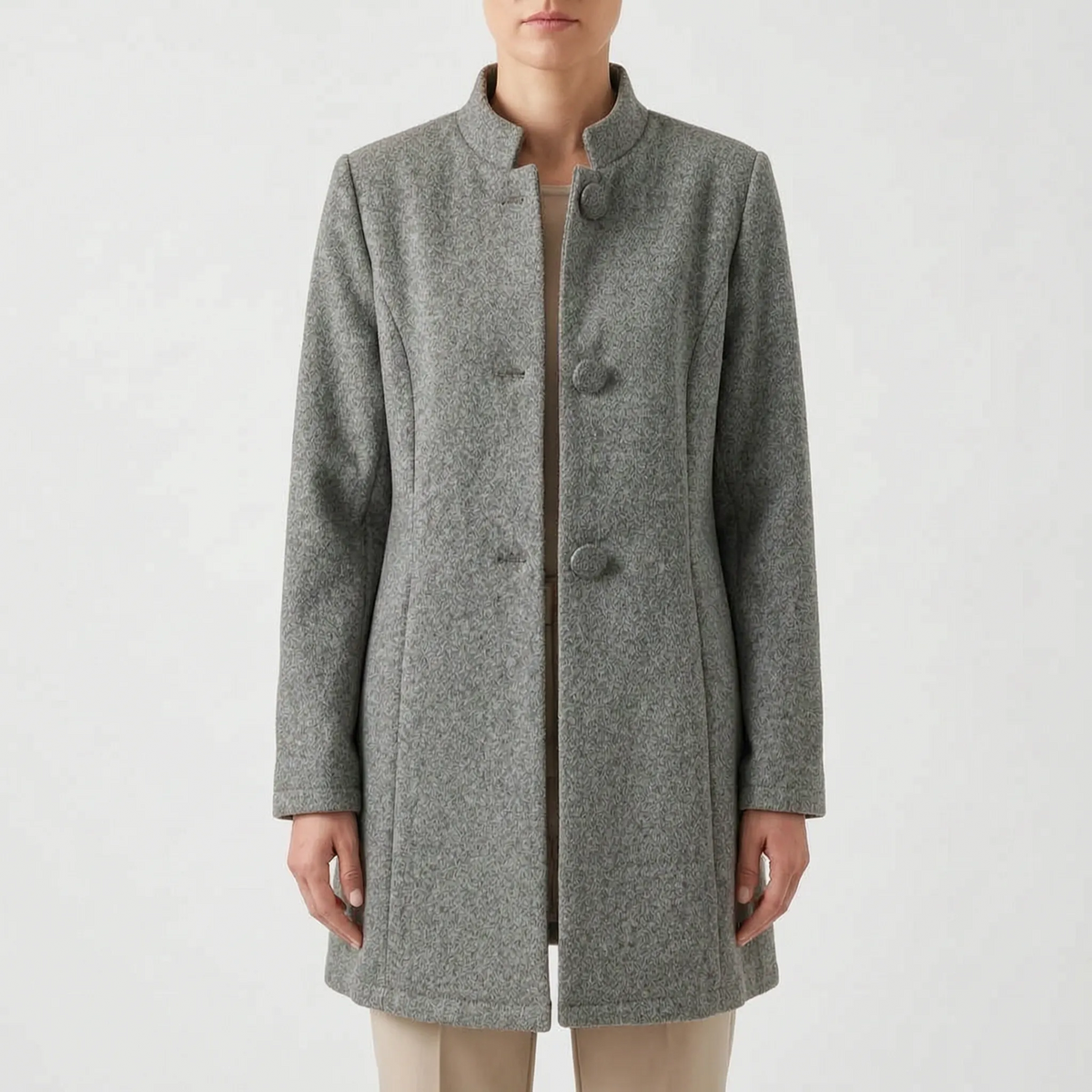 Veltora - Tailored Longline Winter Coat Daily Commutes