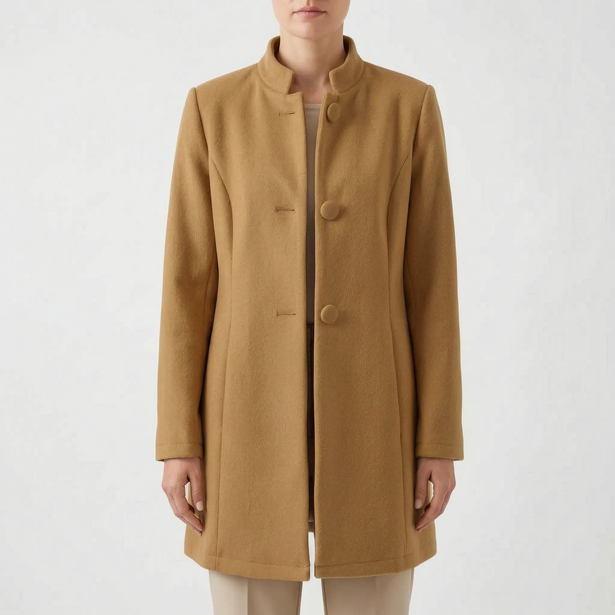 Veltora - Tailored Longline Winter Coat Daily Commutes