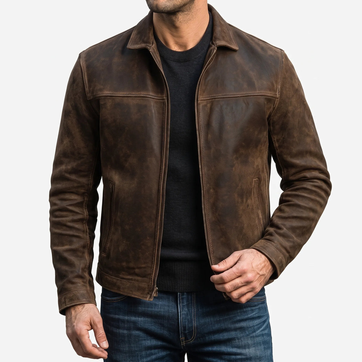 Veltro - Classic Zip-Up Men's Jacket Everyday Commuting