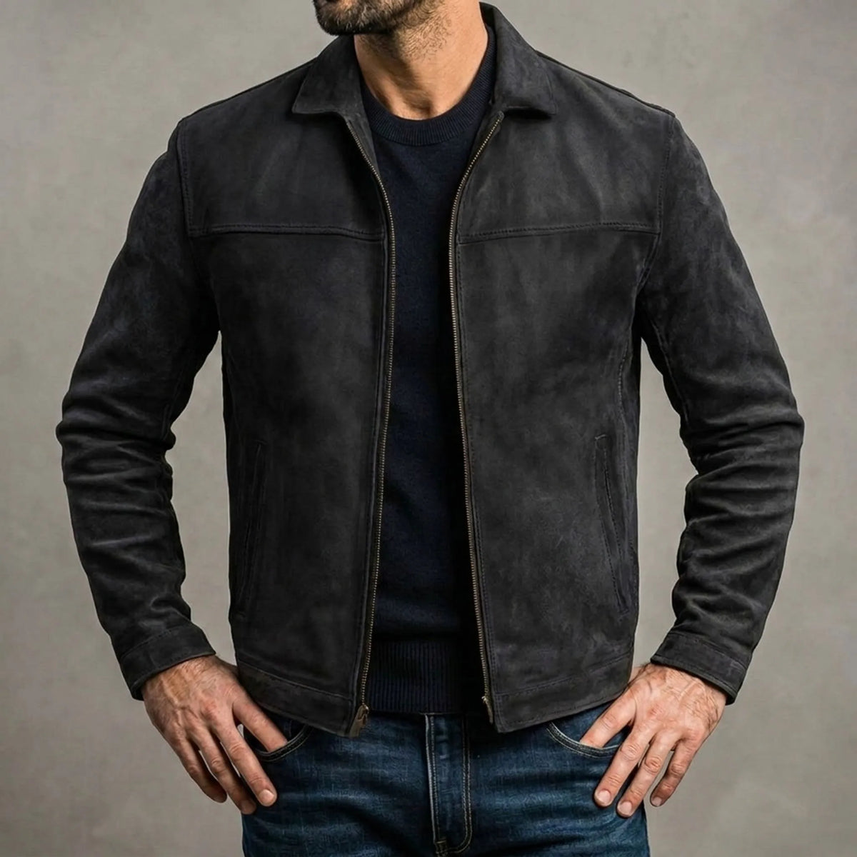 Veltro - Classic Zip-Up Men's Jacket Everyday Commuting