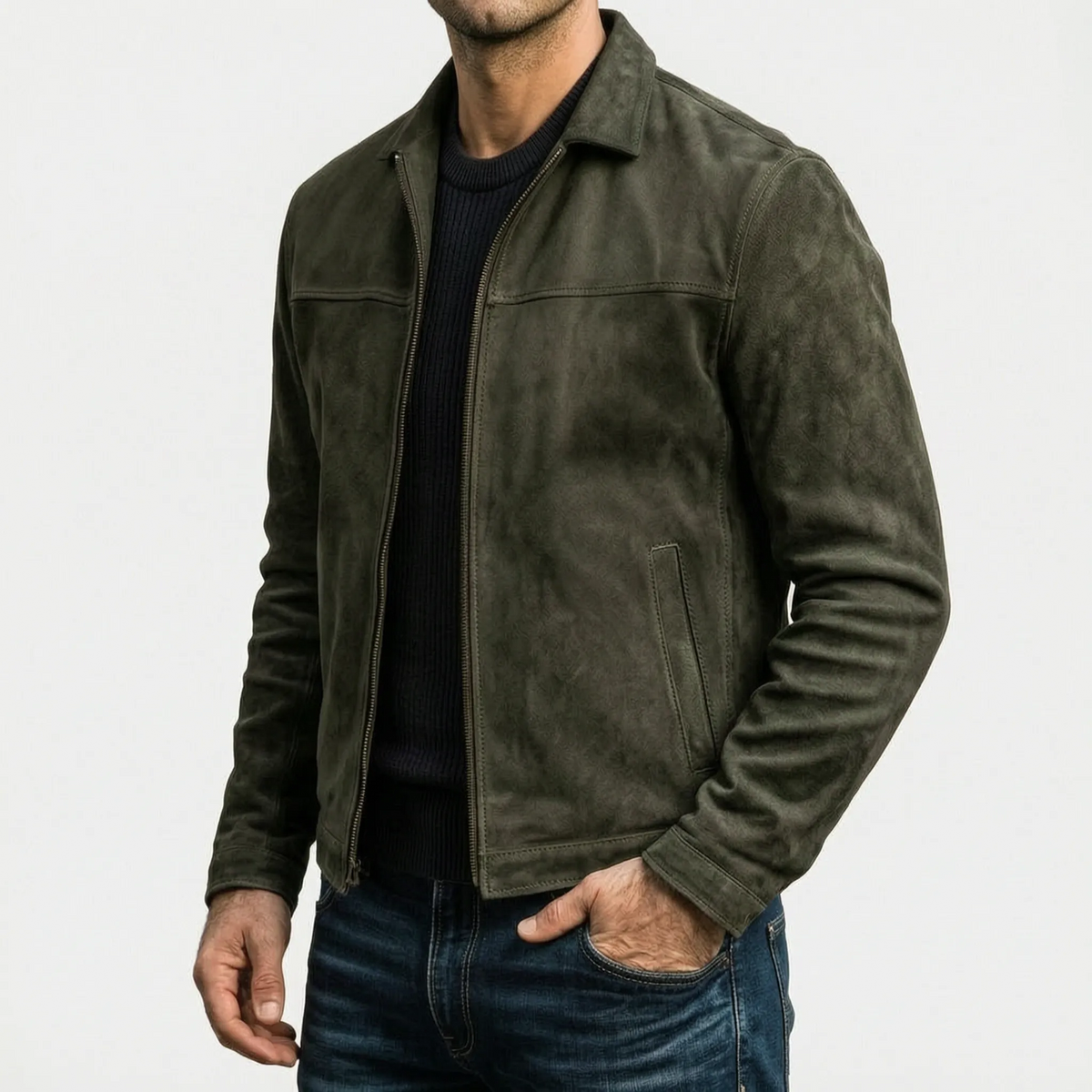 Veltro - Classic Zip-Up Men's Jacket Everyday Commuting