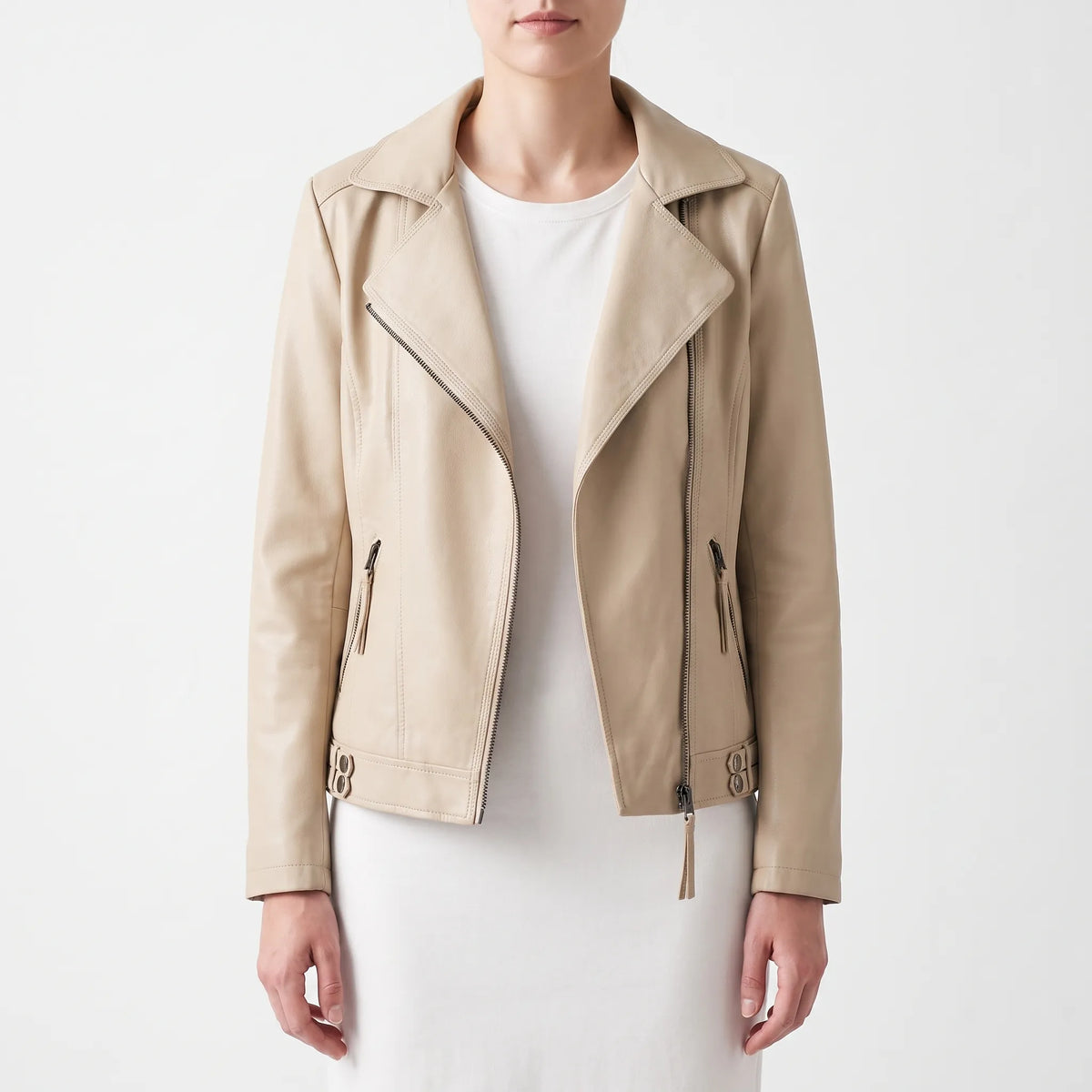 Velurina - Structured Moto-Style Everyday Jacket Everyday Layering