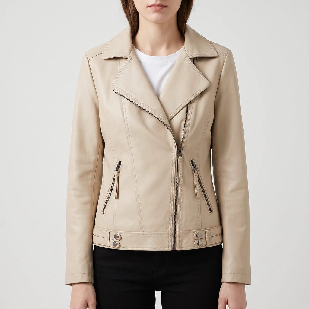 Velurina - Structured Moto-Style Everyday Jacket Everyday Layering