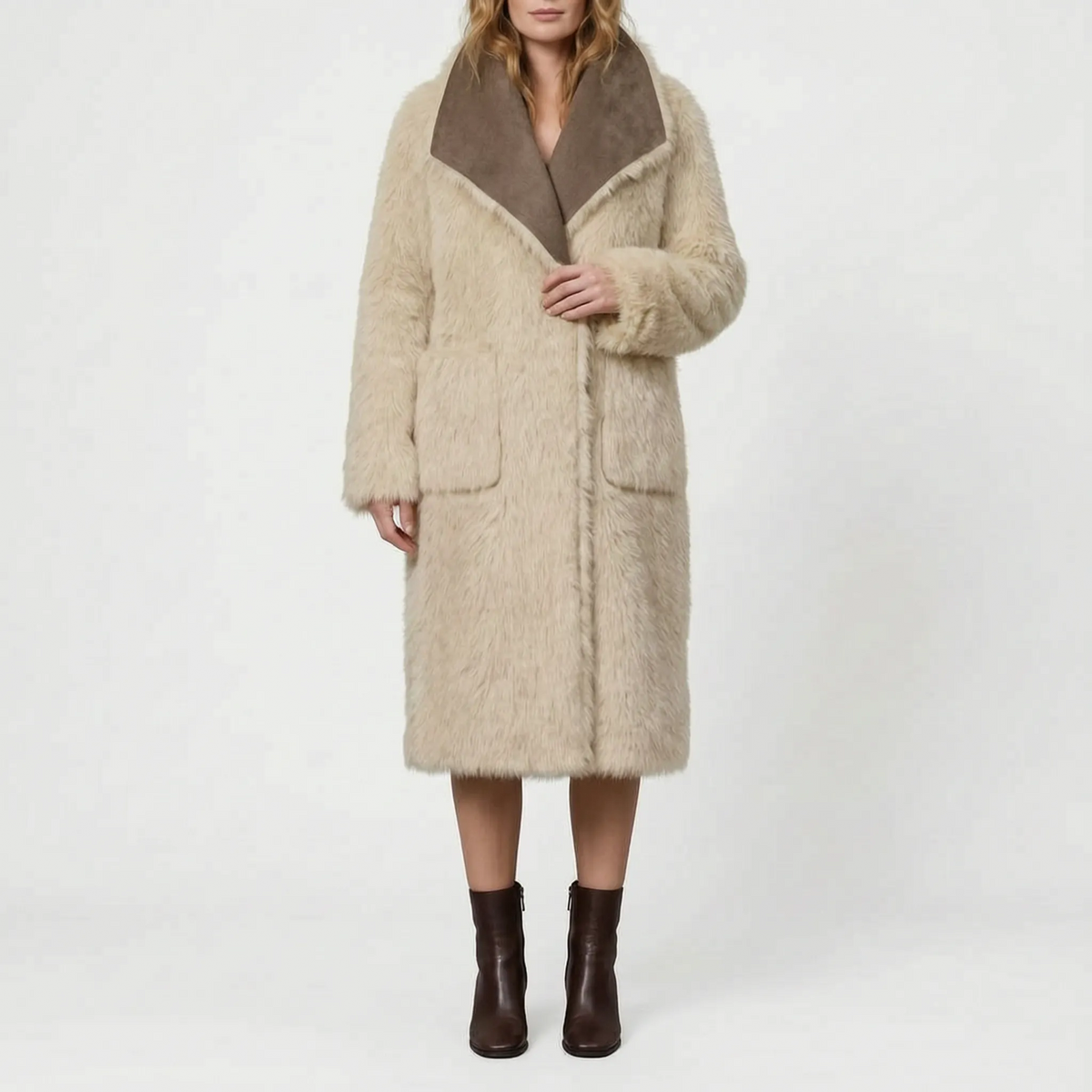 Velvoria - Longline Reversible Winter Coat Winter Commutes