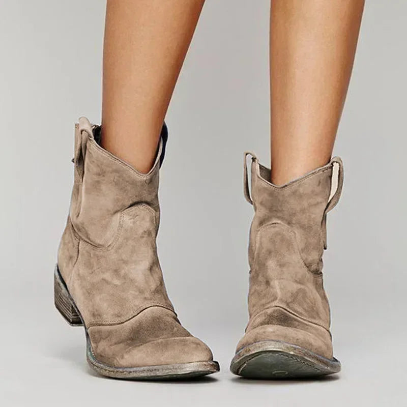 Marisol - Western Style Ankle Boots Everyday And Occasion Wear