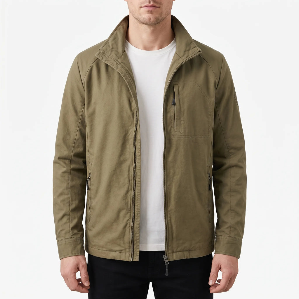Vornic - Casual Men's Zip Front Jacket Daily Commuting
