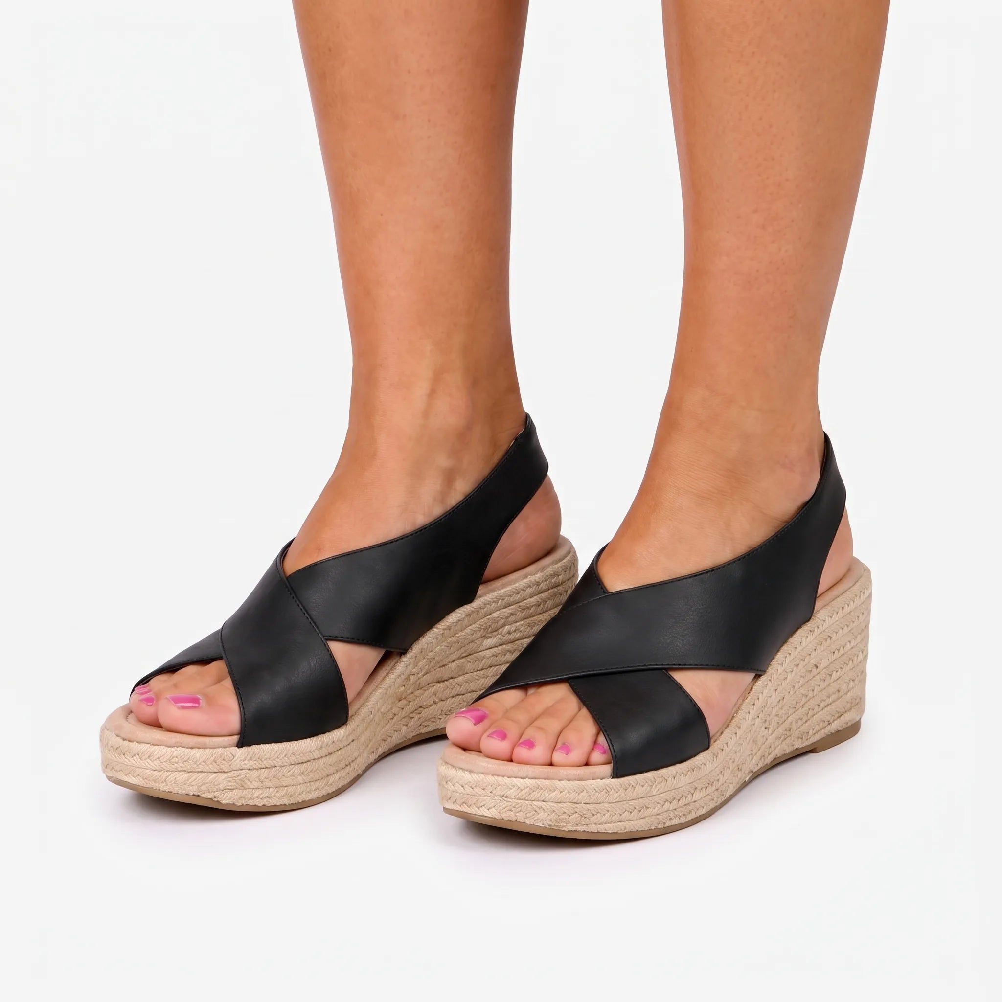 WedgeStrides - Wedge Espadrille Sandals City Breaks