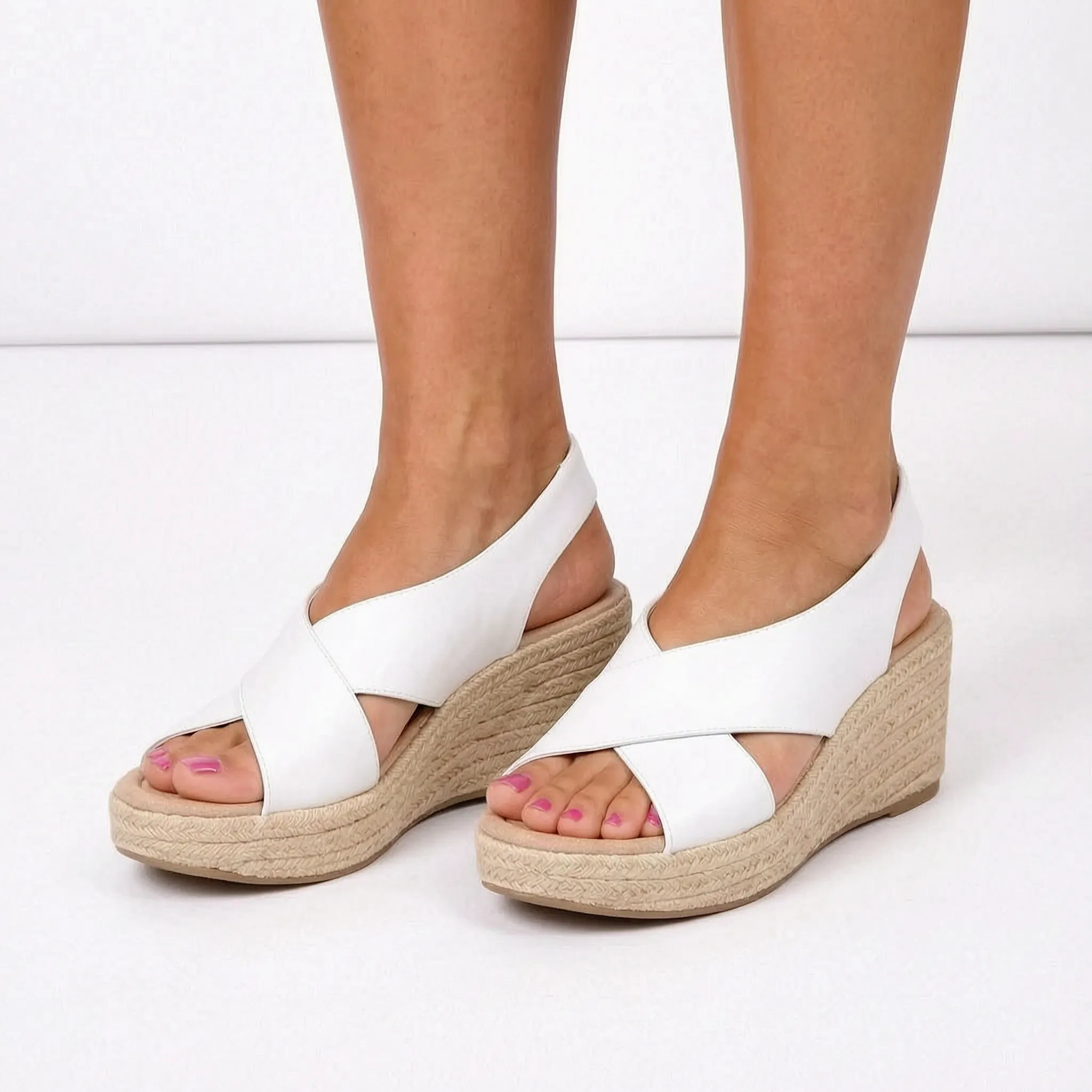 WedgeStrides - Wedge Espadrille Sandals City Breaks