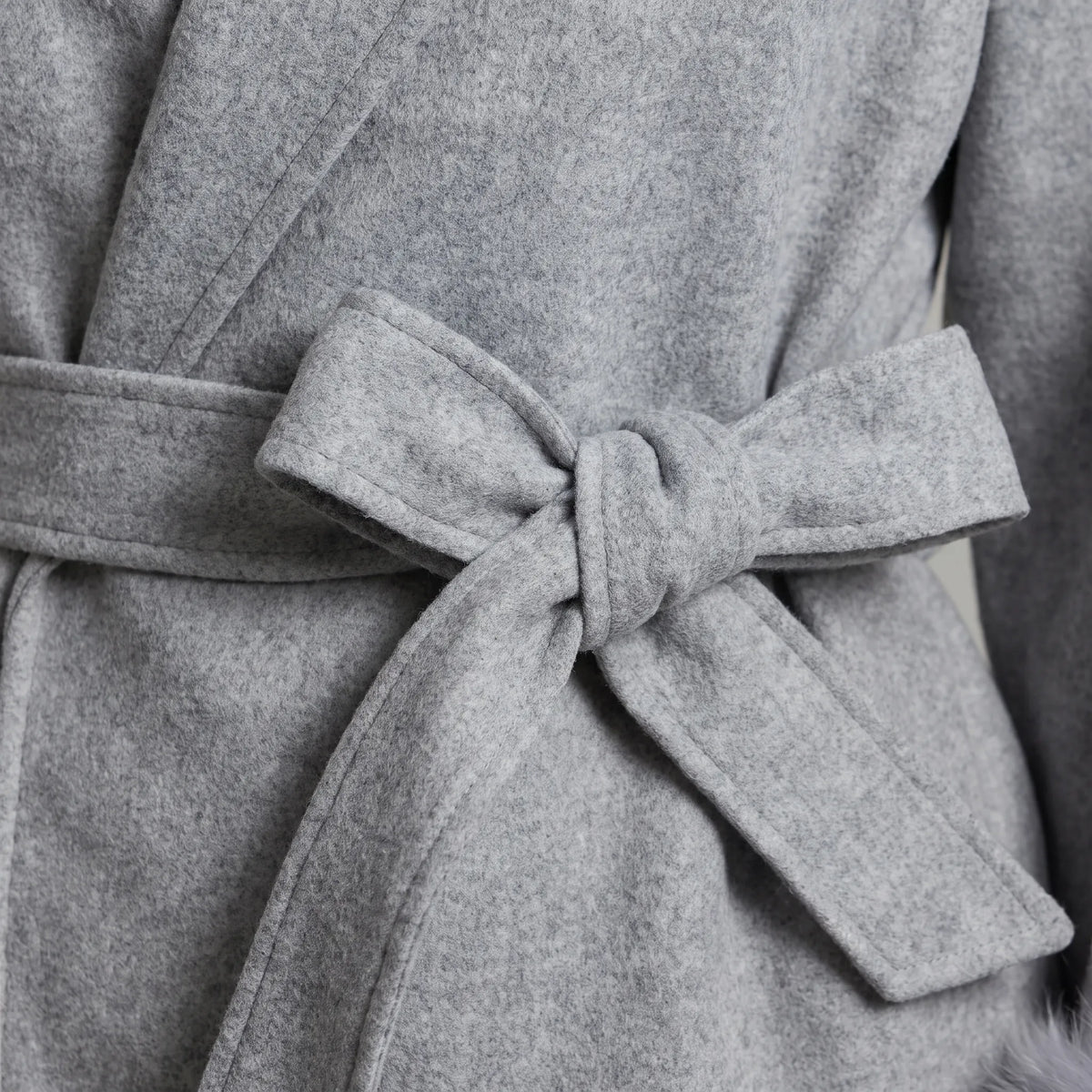 WinterWrap - Belted Wrap Winter Coat Daily Commutes