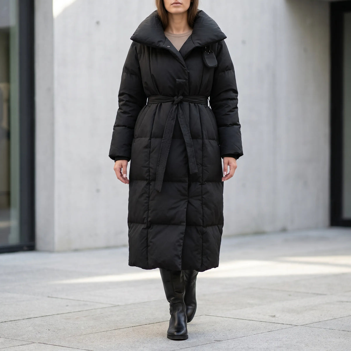 Winterline - Long Padded Winter Coat Cold Weather Commutes