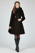 Vantera - Hooded Double Button Coat Cold Season Wear — view 7 of 7