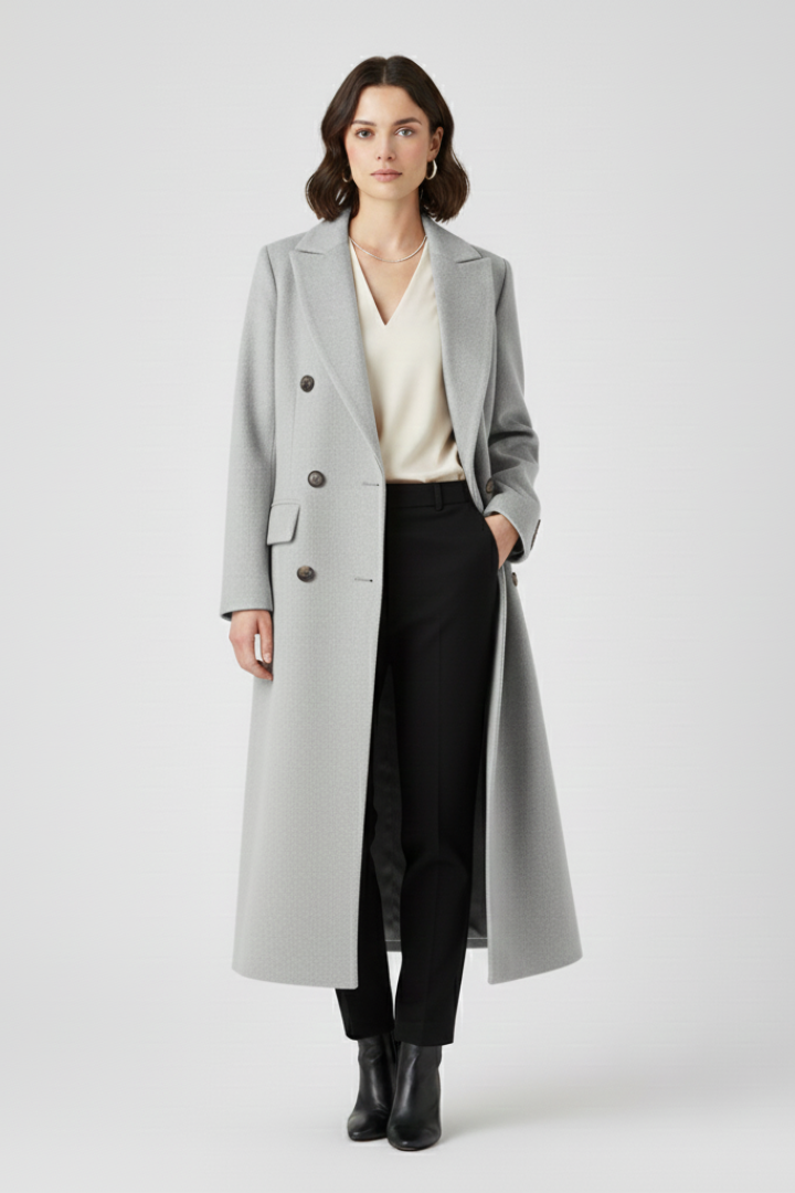 Ashbourne - Long Lapel Coat Smart Layering — view 5 of 9