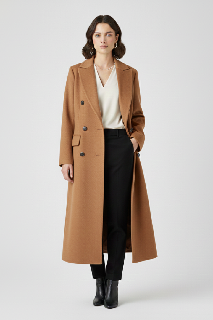 Ashbourne - Long Lapel Coat Smart Layering — view 3 of 9