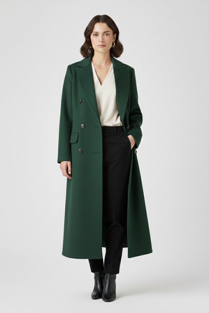 Ashbourne - Long Lapel Coat Smart Layering — view 4 of 9