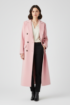 Ashbourne - Long Lapel Coat Cool Weather Layering — view 6 of 9