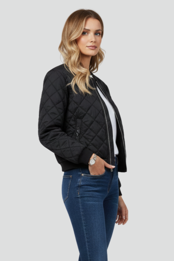 Cassinda - Quilted Zip Jacket Casual Everyday Wear — view 3 of 5