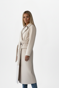 Verrine - Long Double-Breasted Belted Coat Everyday Layering — view 8 of 8