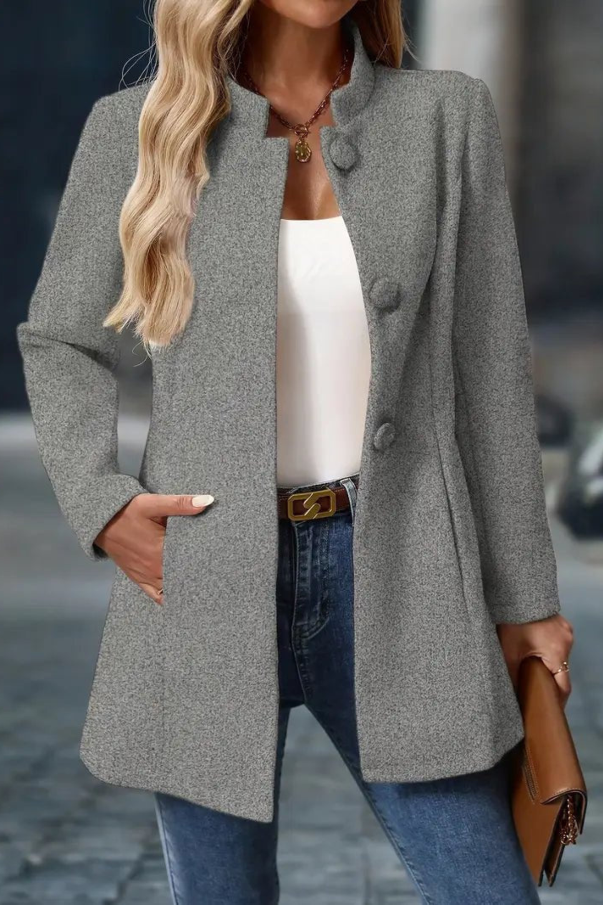 Camrose - Wool Blend Winter Coat Weekday To Evening — view 8 of 9
