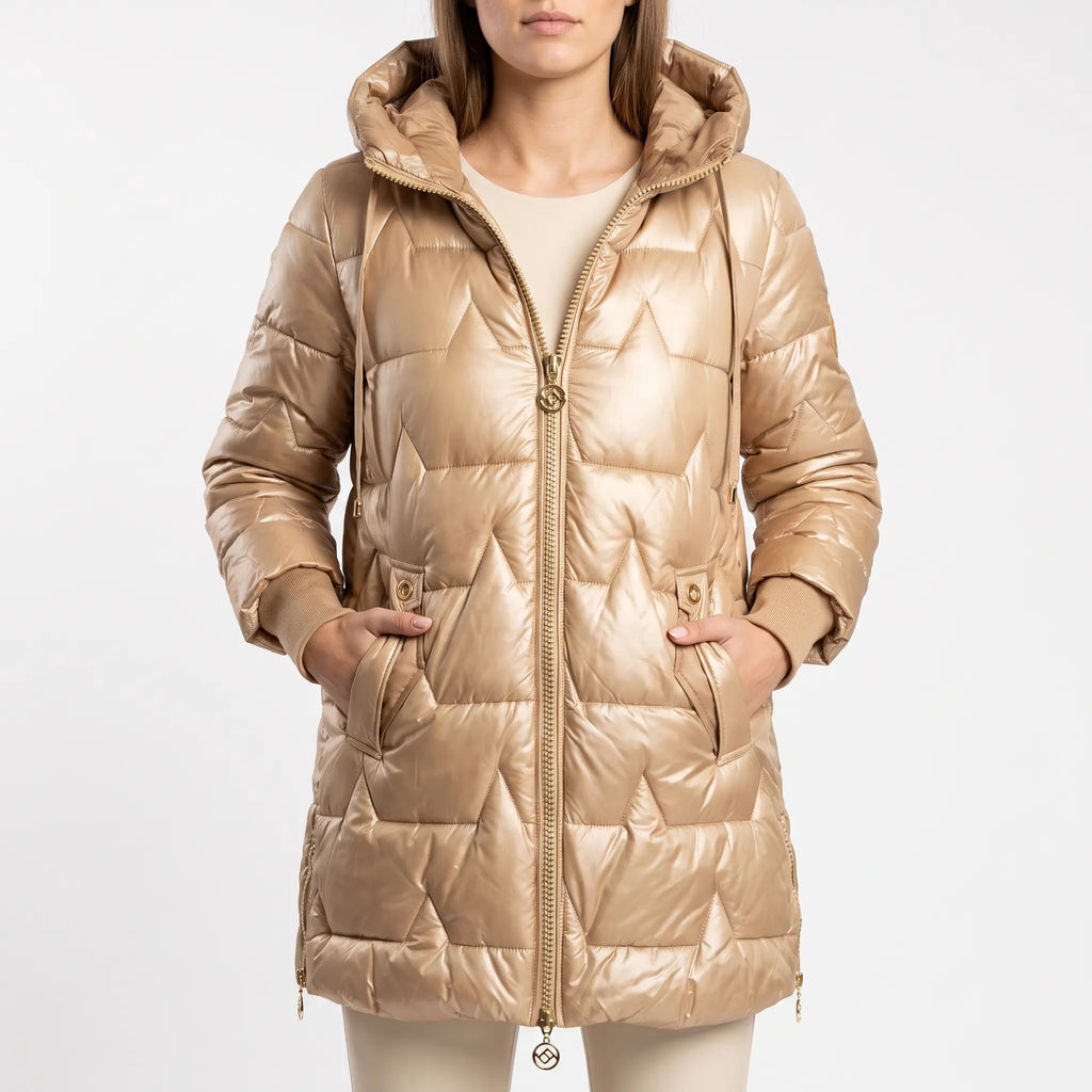 ZaharaPuffer - Hooded Puffer Jacket Autumn Layering