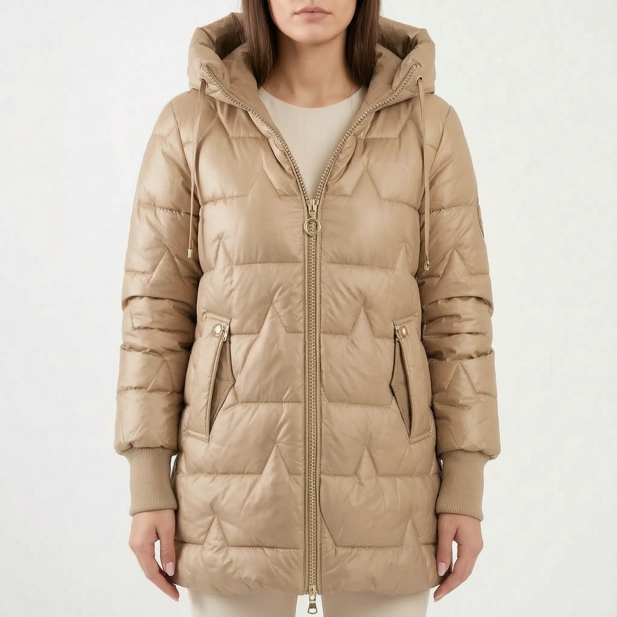 ZaharaPuffer - Hooded Puffer Jacket Autumn Layering