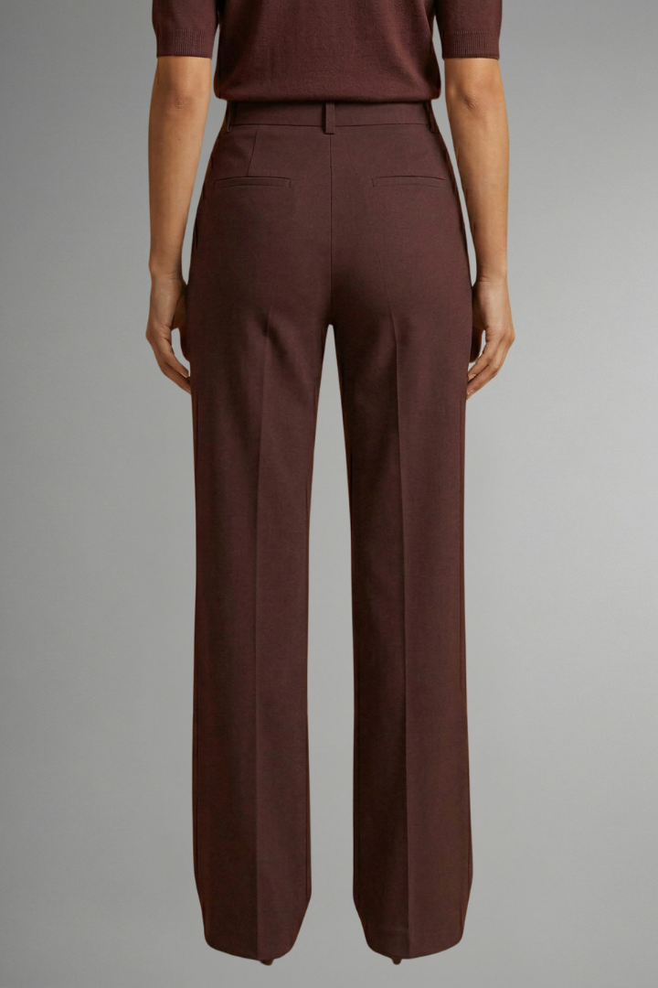 Adarene - High Waist Straight Leg Trousers Smart Everyday Wear — view 10 of 10