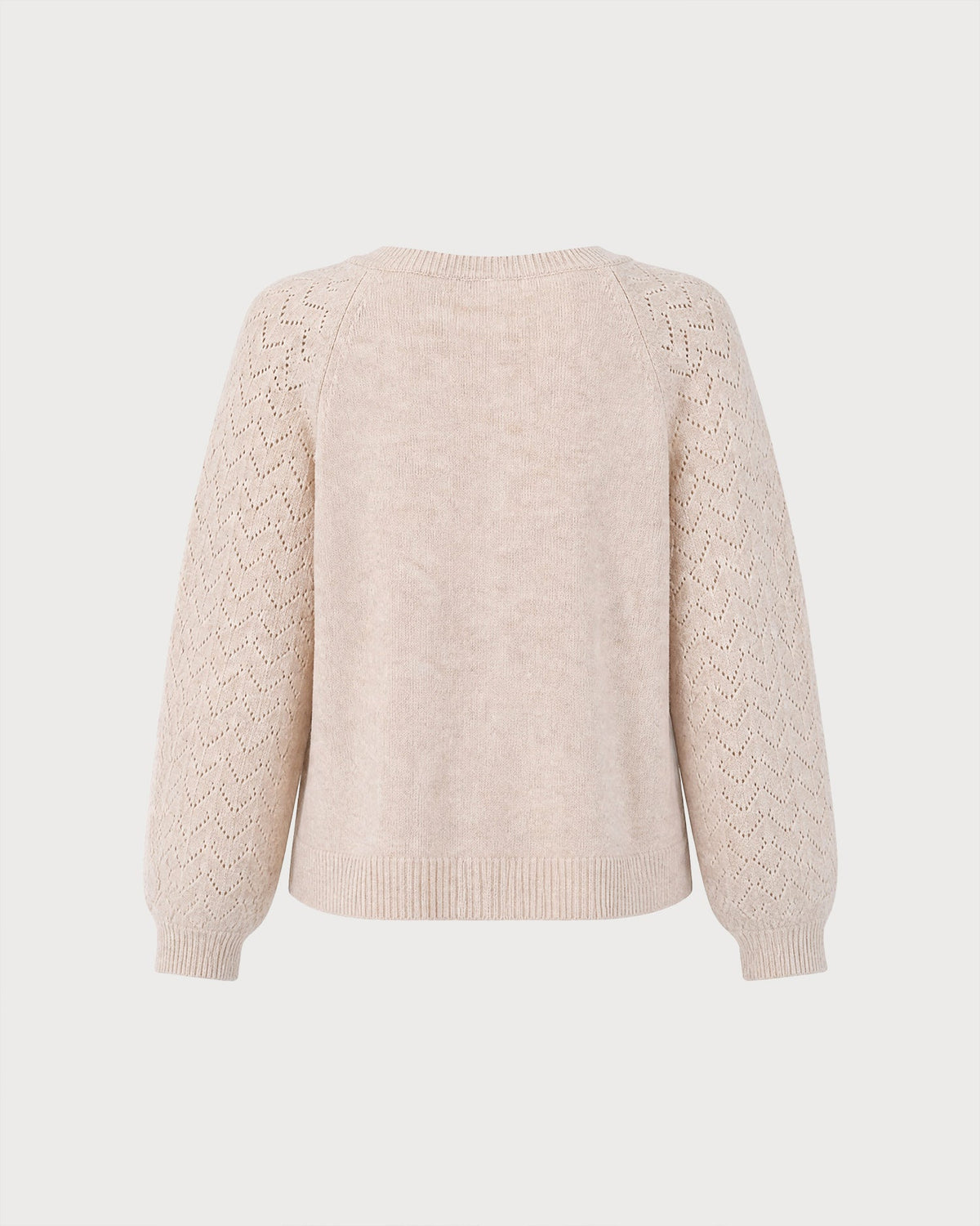 Apricine - Cut Out V Neck Knit Sweater Autumn Winter Wear — view 4 of 5