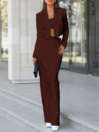 Averlyn - Pinstripe Two-Piece Blazer Trouser Set Business Meetings — view 6 of 10