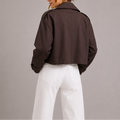 Belmira - Cropped Trench Coat For Spring Layering — view 2 of 3
