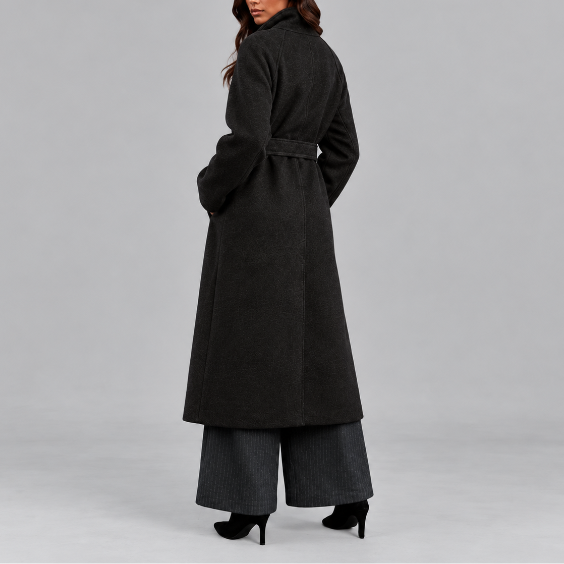 Belmora - Belted Longline Wrap Coat Winter Wear — view 6 of 6