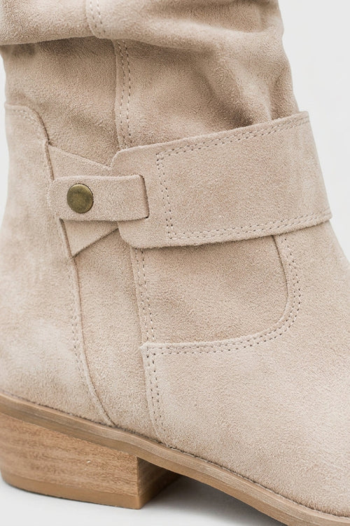 Belmore - Calf-Length Buckle Strap Boots Everyday Wear — view 2 of 10