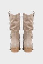 Belmore - Calf-Length Buckle Strap Boots Everyday Wear — view 3 of 10