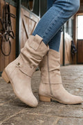 Belmore - Calf-Length Buckle Strap Boots Everyday Wear — view 4 of 10