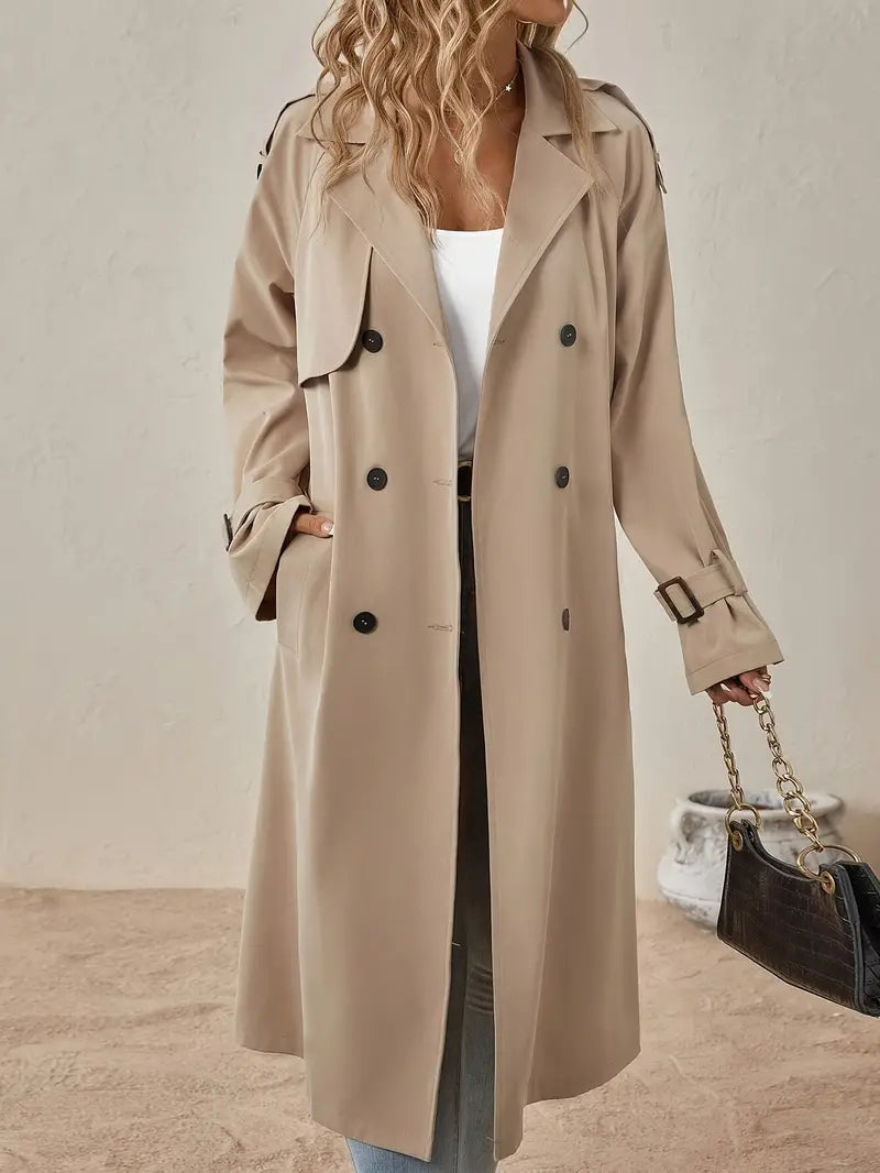 Belmoreau - Double Breasted Trench Coat Smart Casual Layering — view 2 of 4