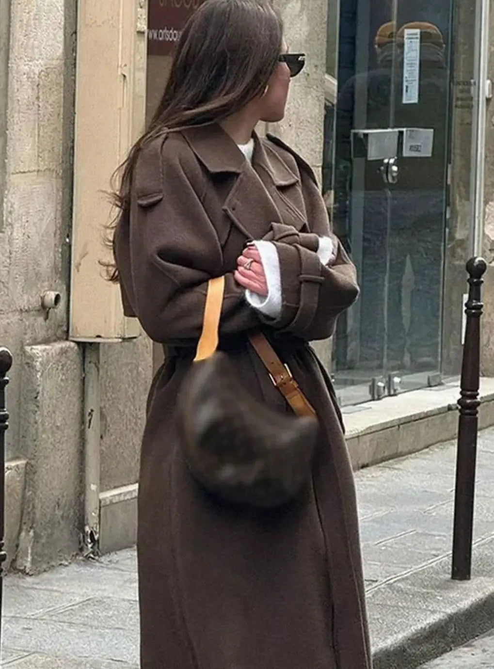 Belmorra - Belted Wool Midi Coat Autumn Winter Occasions