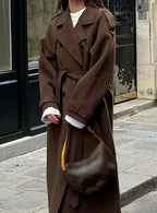 Belmorra - Belted Midi Coat Autumn Winter Occasions — view 3 of 8