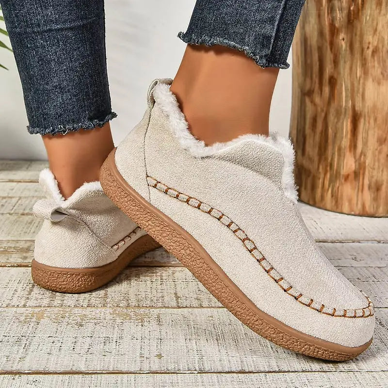 Calderoux - Fleece-Lined Ankle Boots Cold Weather Everyday Wear — view 2 of 6
