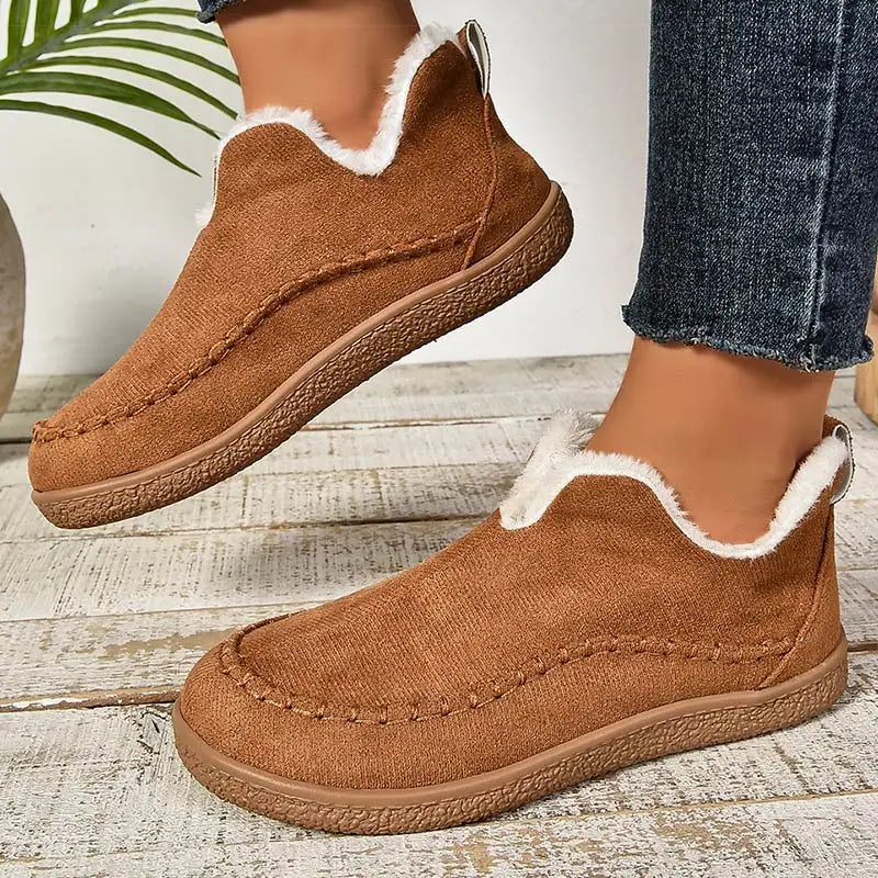 Calderoux - Fleece-Lined Ankle Boots Cold Weather Everyday Wear — view 4 of 6