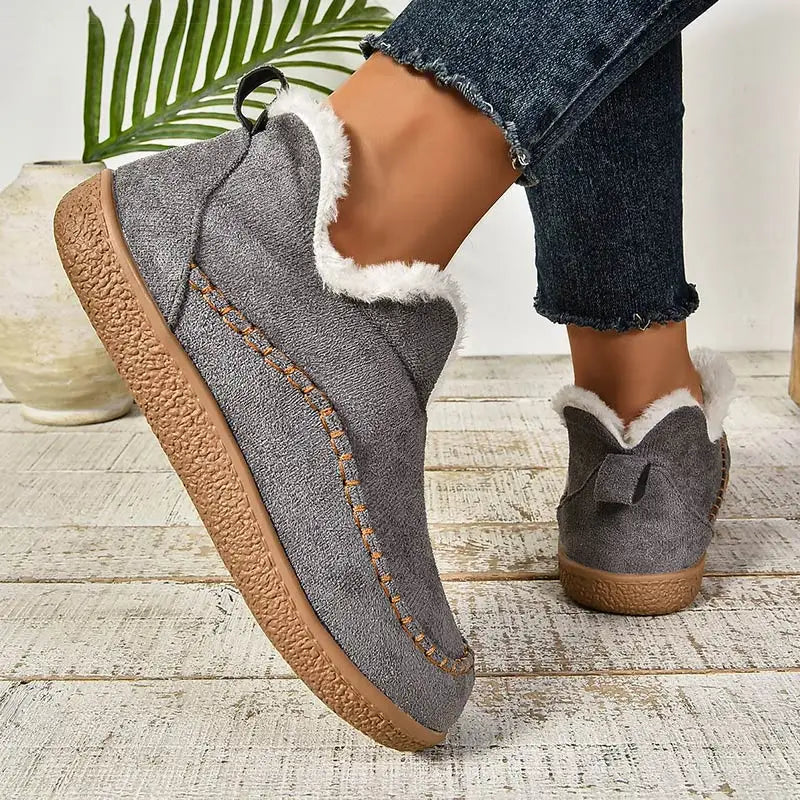 Calderoux - Fleece-Lined Ankle Boots Cold Weather Everyday Wear — view 6 of 6