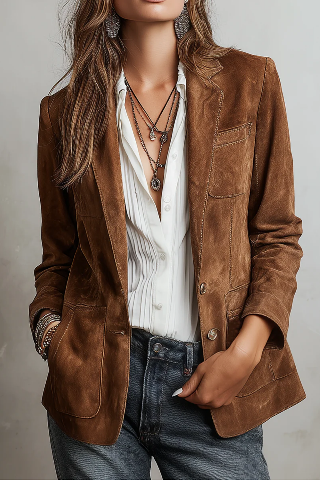 Camberola - Suede Jacket For Autumn Layering