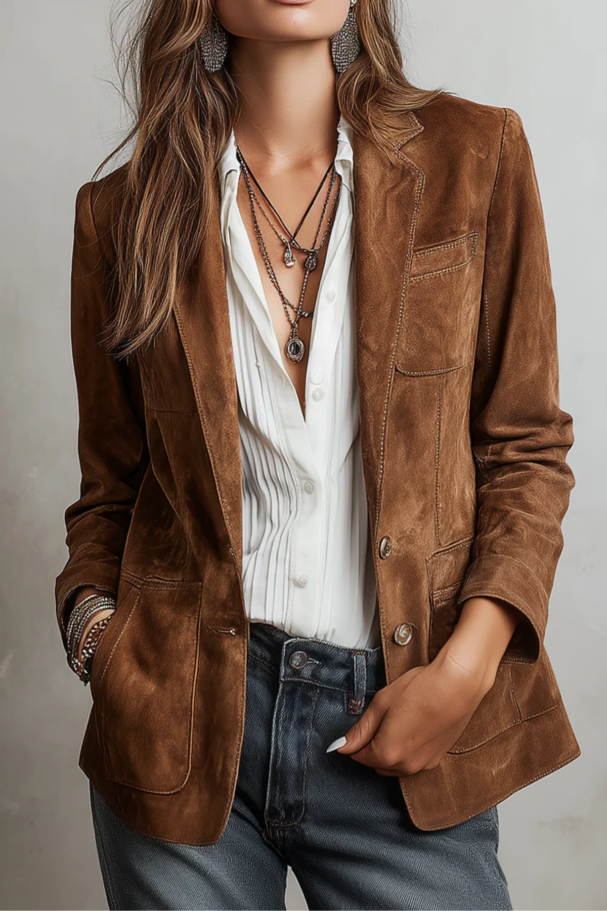 Camberola - Suede Jacket For Autumn Layering