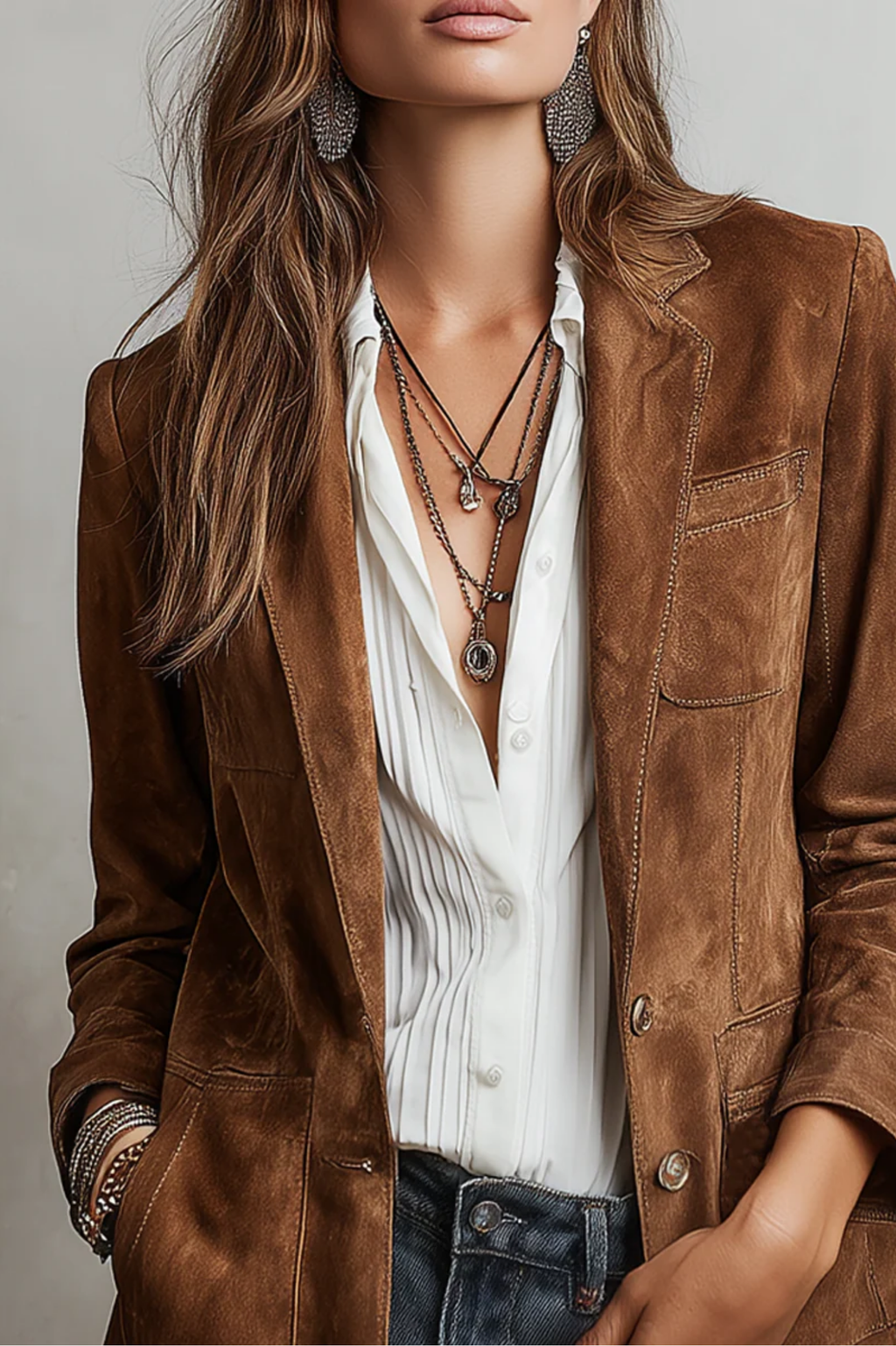 Camberola - Suede Jacket For Autumn Layering — view 4 of 5