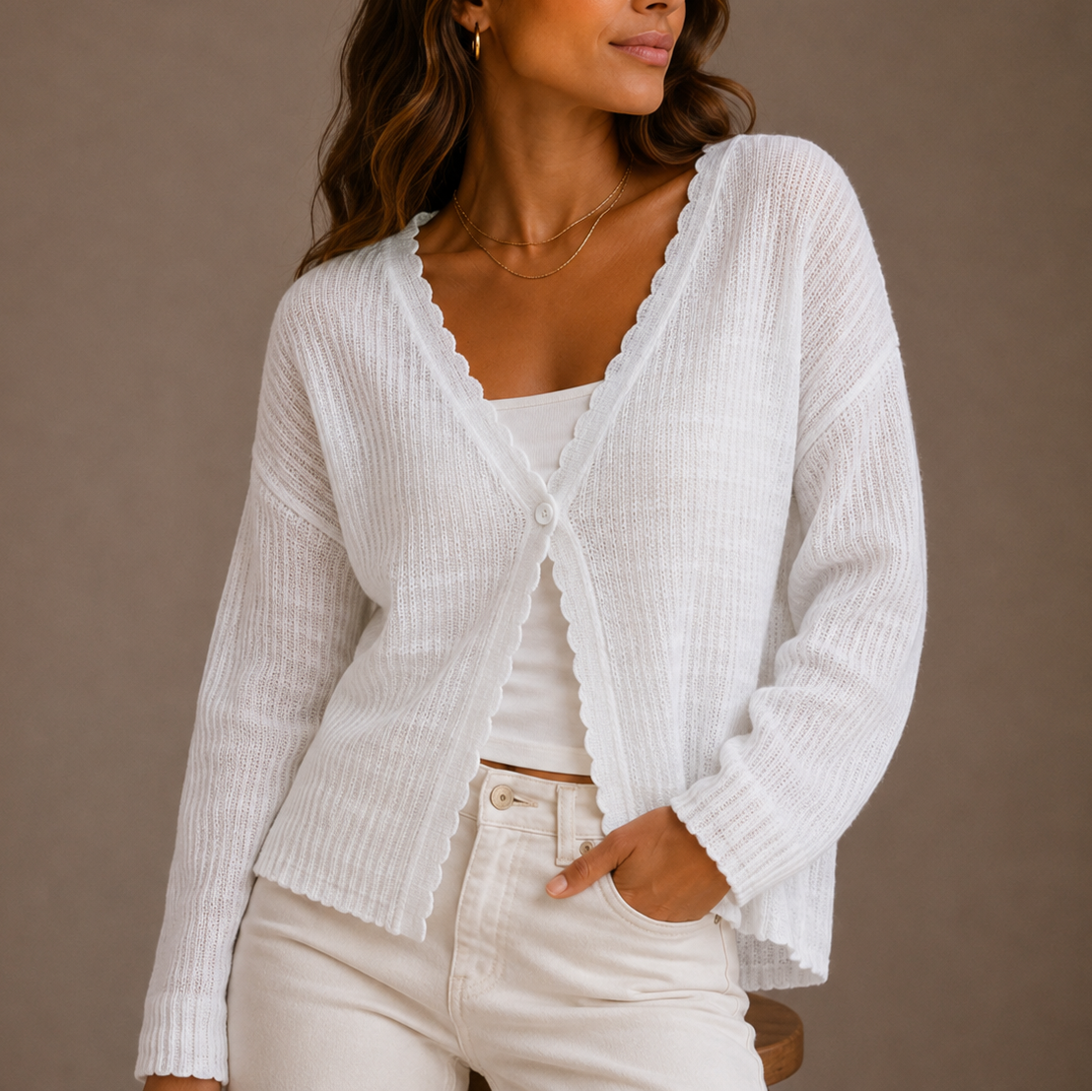 Cassenda - Soft Knit Layering Cardigan Everyday Wear — view 2 of 7